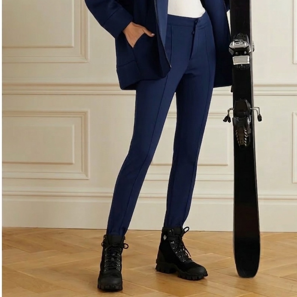 Moncler Grenoble Sportivo Mid-Rise Navy Pants Size 40/ 26"
